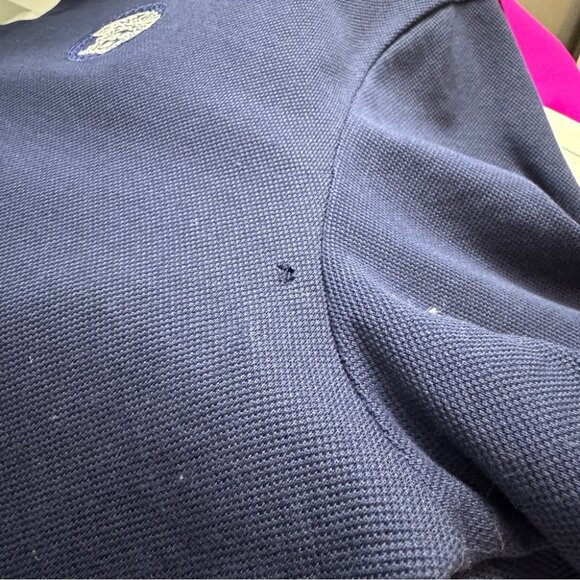 NWT VERSACE Navy Greca Collar Polo size L - Picture 7 of 7